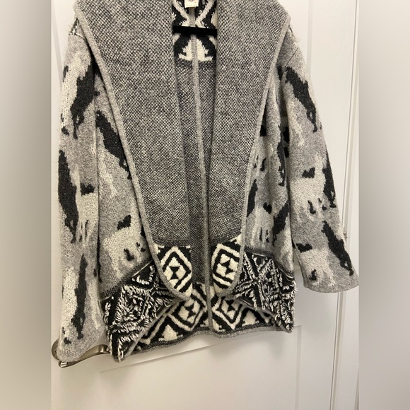Anthropologie Hooded Llama Cardigan by Akemi + Kin (X-Small) - Picture 6 of 12